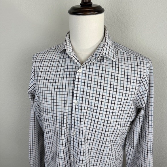 MIZZEN+MAIN Leeward Collection Performance Dress Shirt | M Trim Fit - Picture 2 of 7